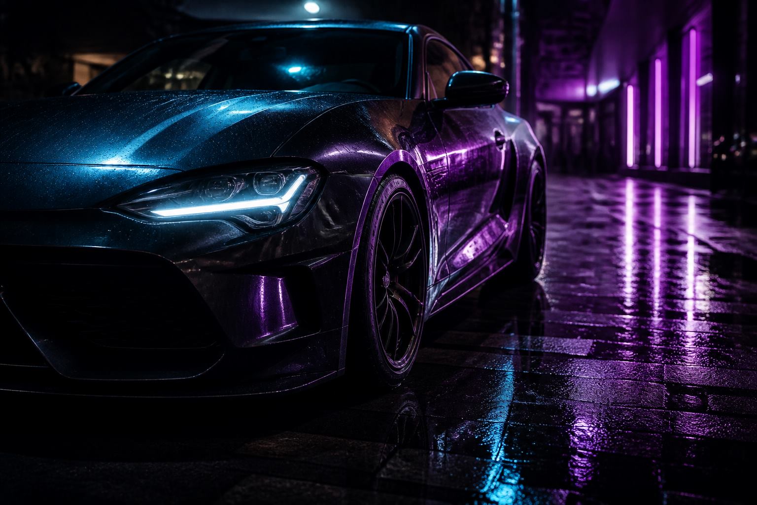 Automotive-Fotografie bei Nacht